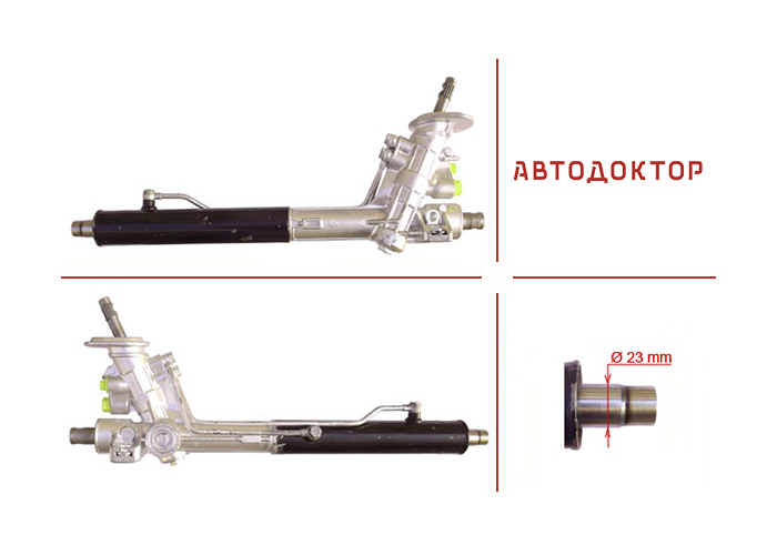 Рульова рейка з Г/П Seat Inca(00-03), Vw Caddy(96-04), Vw Polo(90-01) відновлена